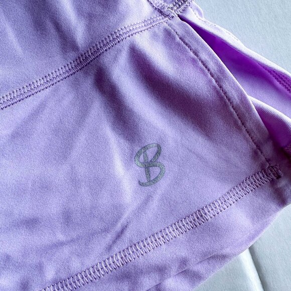 NWT Sofibella 14" Panel Tennis Skort Size L in Lavendar - Picture 4 of 5